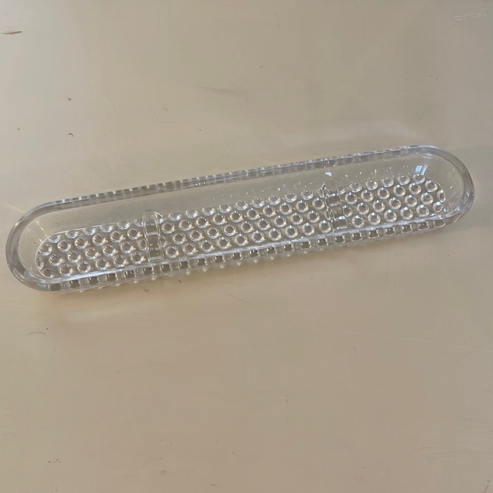 Vintage separated olive dish